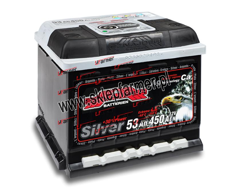 AKUMULATOR 12V 53AH /0//SZNAJDER/ SILVER