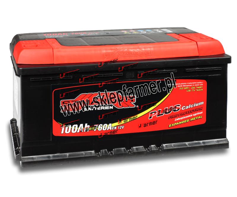 AKUMULATOR 12V 100AH /0//SZNAJDER/ PLUS