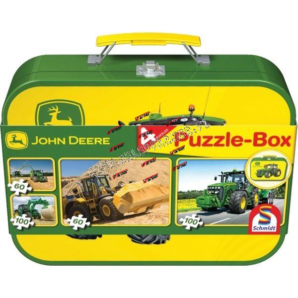 ZABAWKA PUZZLE JD W METALOWEJ SKRZYNCE